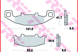 TRW BREMSBELÄGE