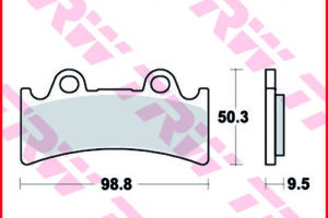 TRW BREMSBELÄGE RACING SRQ