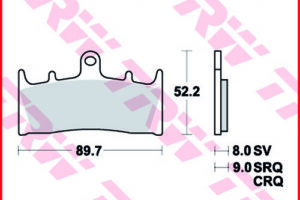 TRW BREMSBELÄGE RACING SRQ