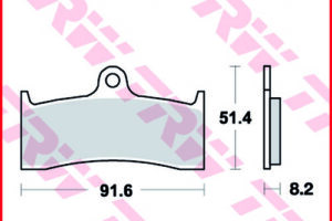 TRW BREMSBELÄGE RACING SRQ