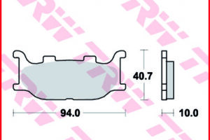 TRW BREMSBELÄGE SRM