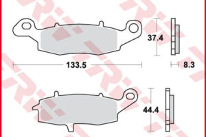TRW BREMSBELÄGE TRQ