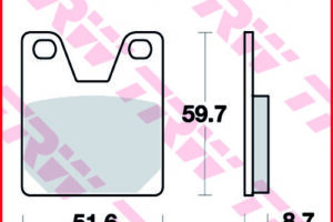 TRW BREMSBELÄGE SH
