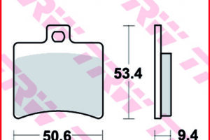 TRW BREMSBELÄGE SRM