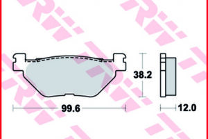TRW BREMSBELÄGE SRM