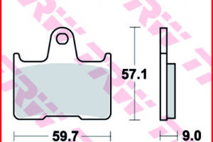 TRW BREMSBELÄGE SH