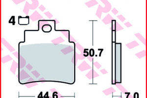 TRW BREMSBELÄGE SRM