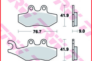 TRW BREMSBELÄGE SRM