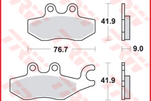 TRW BREMSBELÄGE SRM