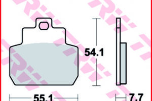 TRW BREMSBELÄGE SRM