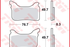 TRW BREMSBELÄGE TRQ