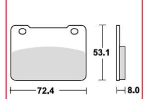 TRW BREMSBELÄGE SRM