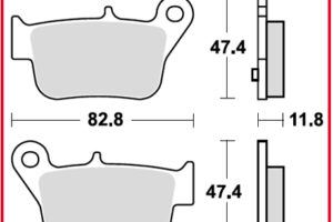 TRW BREMSBELÄGE SRM