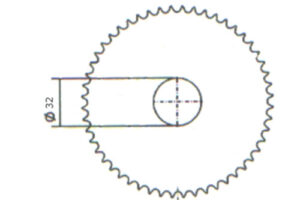 ZAHNKRANZ ALU ROHLING 428
