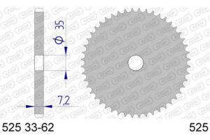 ZAHNKRANZ ALU ROHLING 525