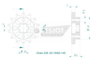 RITZEL 428 (50-15082-14S)