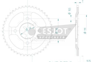 ZAHNKRANZ STAHL 428 (50-15106-46)