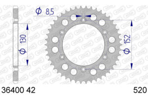 ZAHNKRANZ ALU 520 (36400N-46 / JTR706.46)